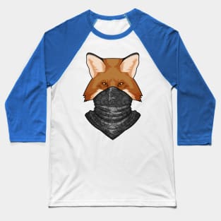 Fox as Bandit with Kerchief Baseball T-Shirt